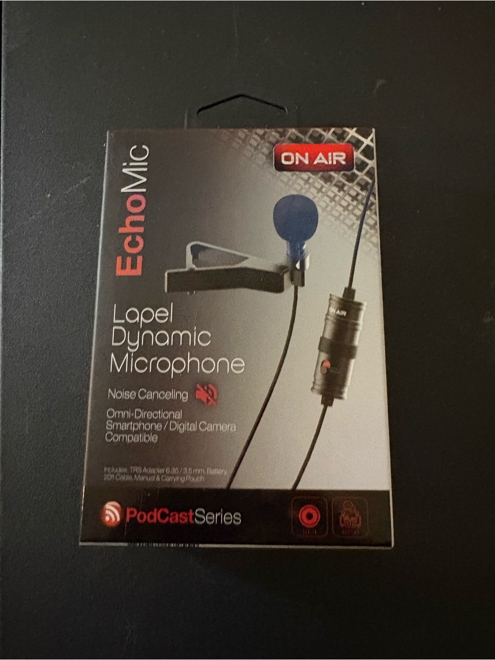 Echo Lapel Dynamic Microphone - Echo
